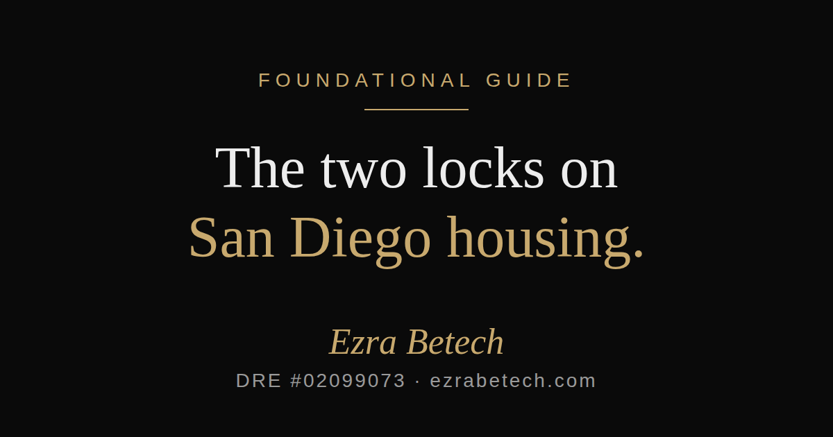 The Two Locks Holding San Diego Inventory in Place — Foundational Guide